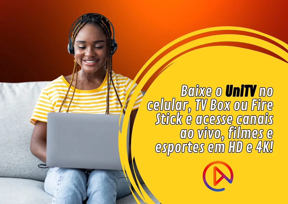 Banner descrevendo alguns recursos do UniTV